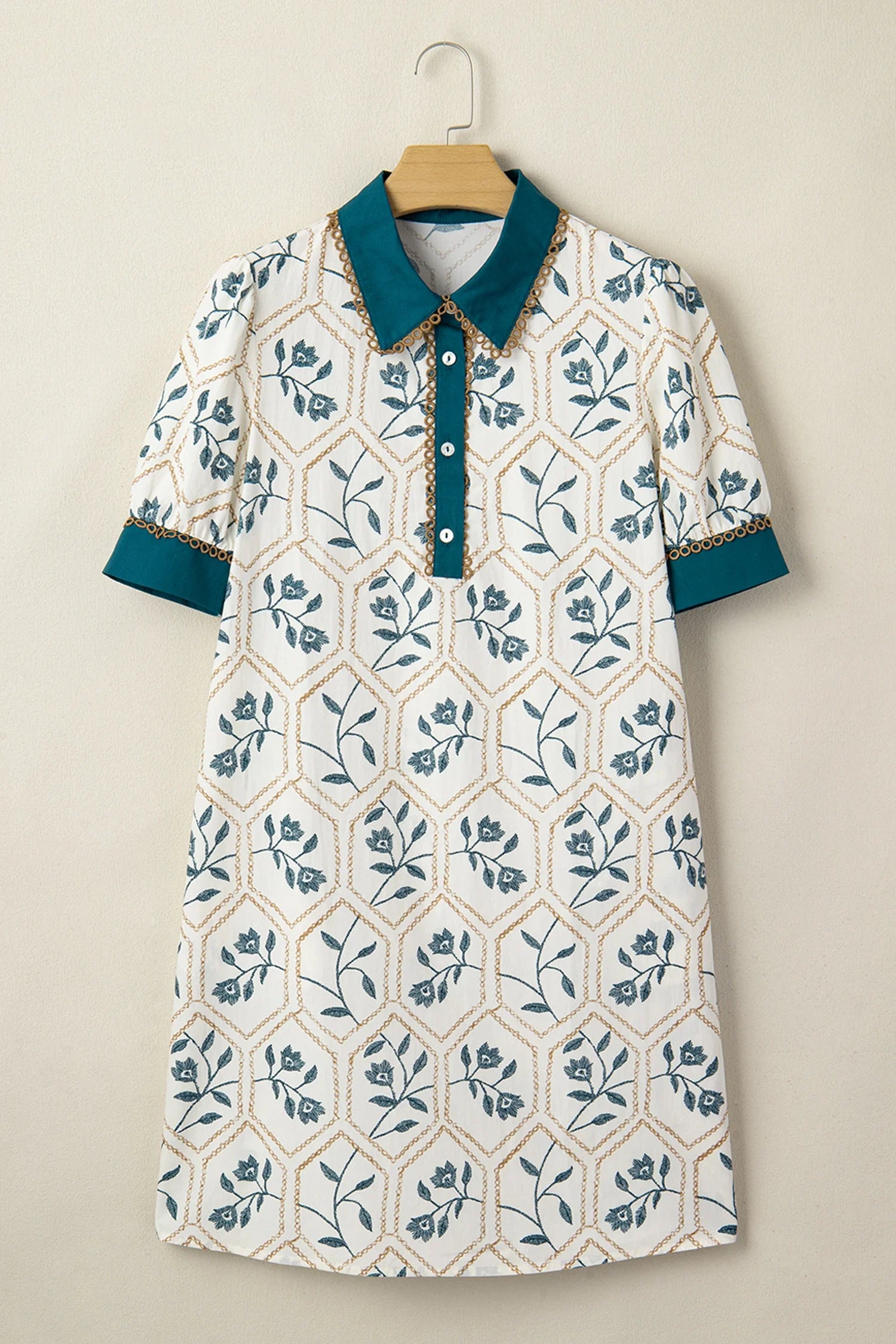 Petal Mosaic Mini Dress | S-XL